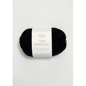 Sandnes Tynn Merinoull, Sort